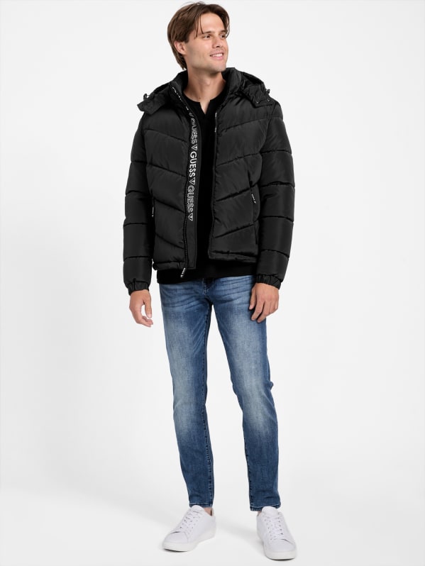 Eco Chano Puffer Jacket | GUESS Factory Eco Chano Puffer Jacket | GUESS Factory