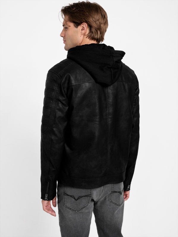Maxton Faux-Suede Jacket | GUESS Factory Maxton Faux-Suede Jacket | GUESS Factory