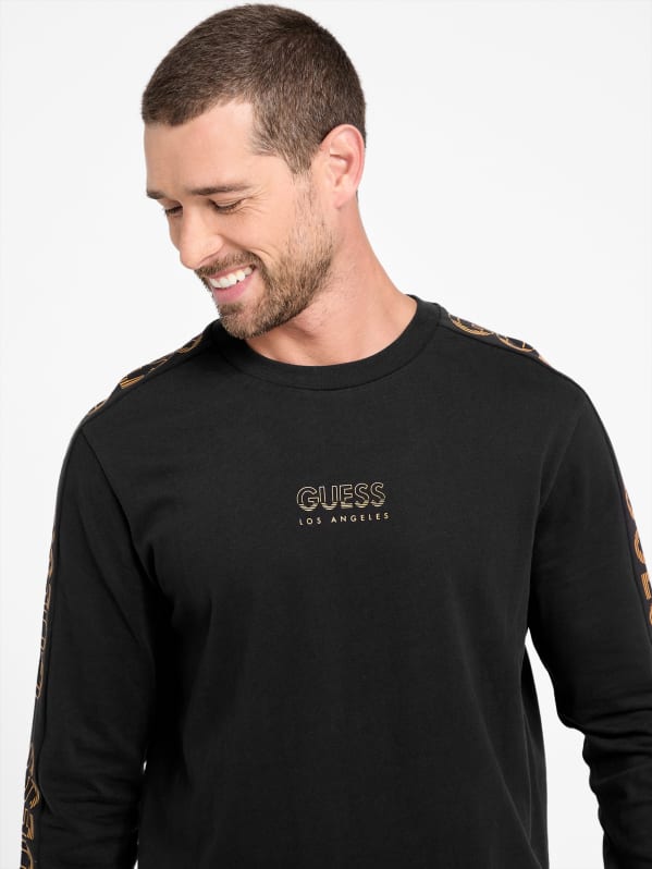 Eco Wayne Long-Sleeve Tee | GUESS Factory Eco Wayne Long-Sleeve Tee | GUESS Factory