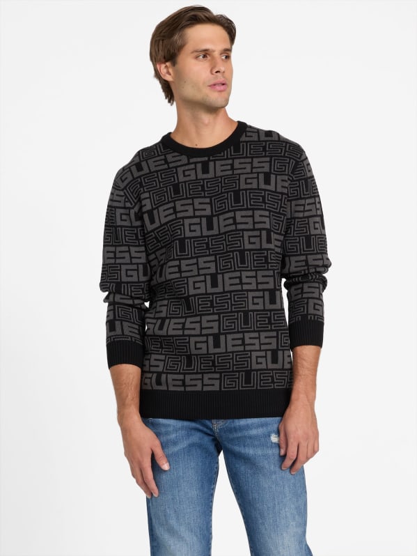 GUESS 【送料無料】GUESS(ゲス) スウェット メンズ オーバー