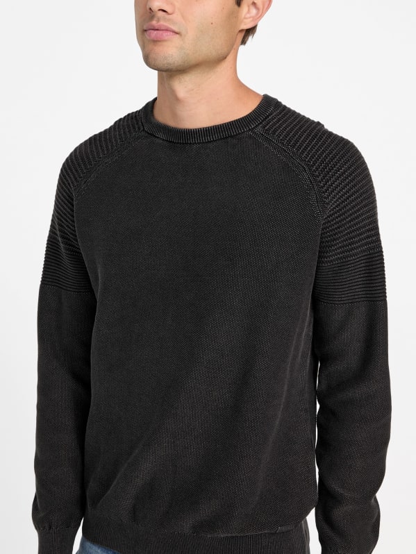 Callum Washed Sweater | GUESS Factory Callum Washed Sweater | GUESS Factory