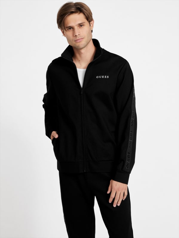 1piu1uguale3 SPORT LOGO TAPE JACKET WHI