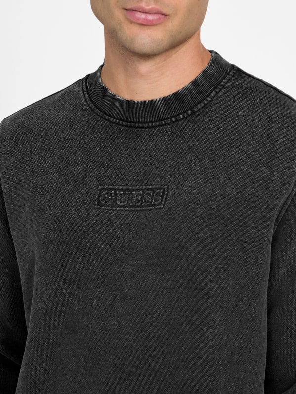 Cruz Washed Logo Sweatshirt | GUESS Factory