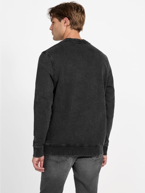 Cruz Washed Logo Sweatshirt | GUESS Factory