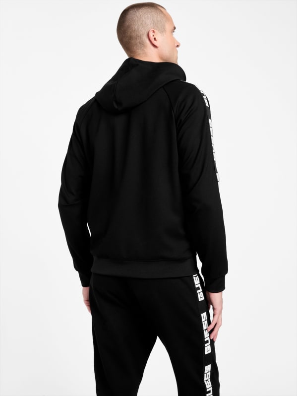 Erwin Logo-Tape Hoodie | GUESS Factory