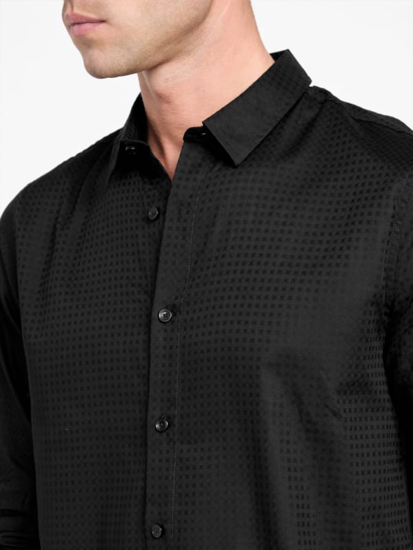 Gary Textured Shirt | GUESS Factory