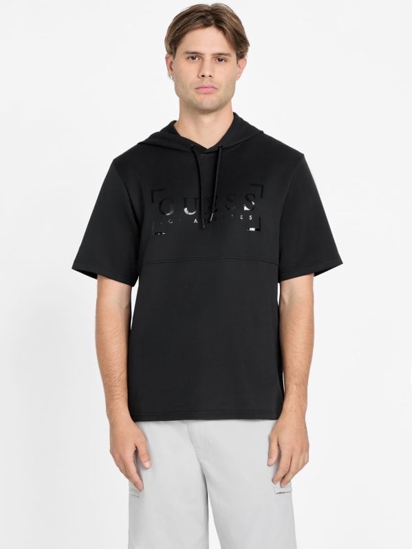 Nicolas Short-Sleeve Hoodie | GUESS Factory