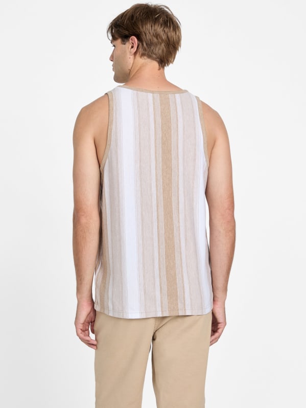 Wisin Striped Tank | GUESS Factory
