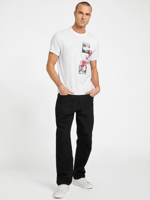Tシャツ・カットソー FTP M.P.R Tee WHITE ORANGE BLACK AW FW 19 2019 Scoot Caution Men's Graphic Tee | PUMA