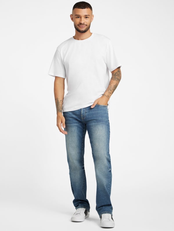 商品画像：LOOSE STRAIGHT FIT JEANS #OFF WHITE [M24B-10PT12C] – Diffusion 2