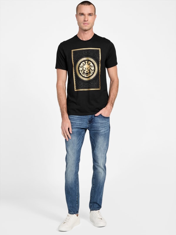 Limma Lion Crest Tee | GUESS Factory