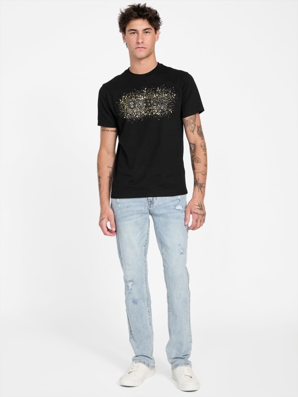 iggy.com⸝⋆⸝⋆ Frank Faux-Leather Logo Tee | GUESS Factory Ca