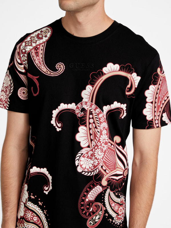 【送料無料（一部地域を除く）】 Calleja Paisley Tee | GUESS Factory Ca パンツ