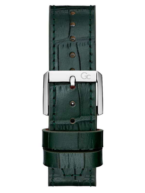 Green Leather Chronograph Watch | GUESS