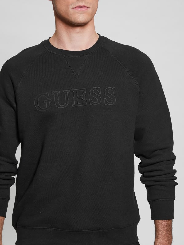 Eco Aldwin Logo Sweatshirt | GUESS Eco Aldwin Logo Sweatshirt | GUESS