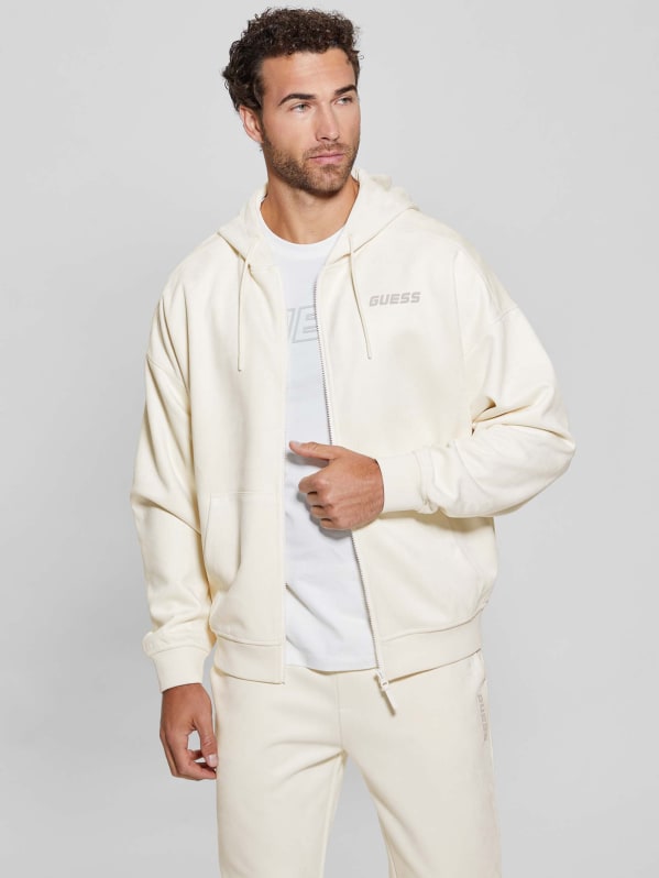Eco Daril Zip-Up Hoodie Sweatshirt | GUESS Eco Daril Zip-Up Hoodie Sweatshirt | GUESS