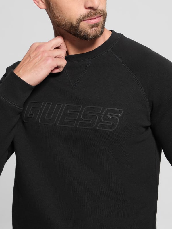 Embroidered Logo Sweatshirt | GUESS Jeans