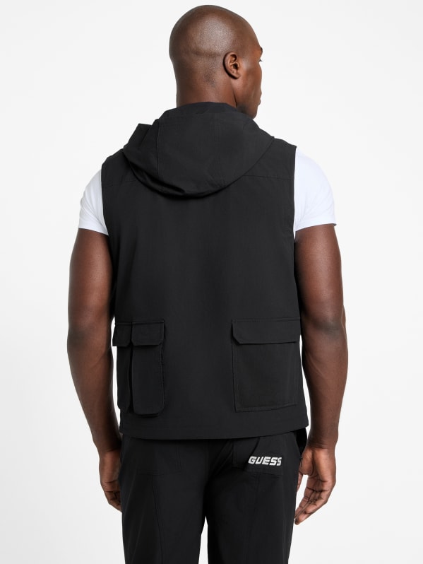 Galium Hooded Vest | GUESS