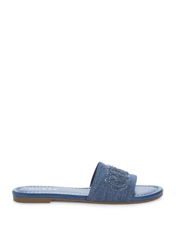 Havas Denim Slide Sandals