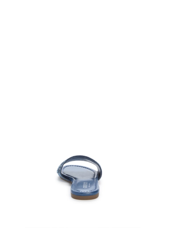 Havas Denim Slide Sandals