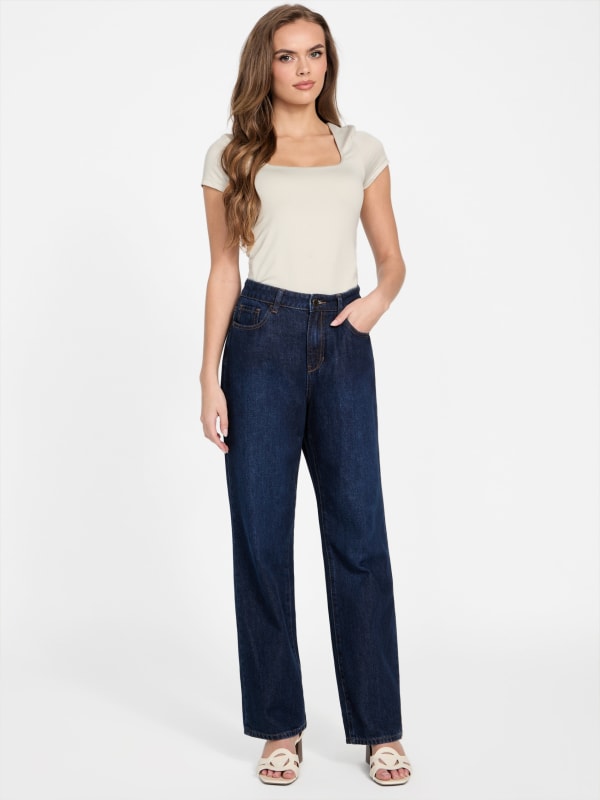 Selina High-Rise Straight Jeans