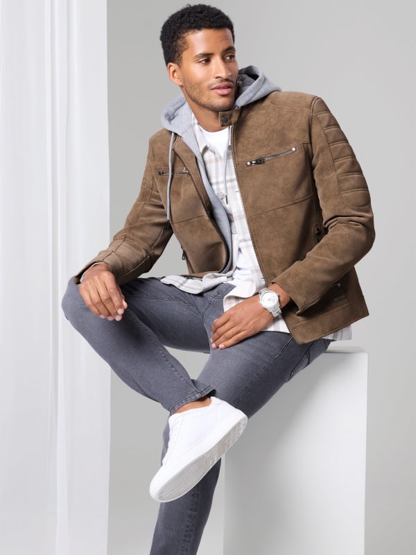 Maxton Faux-Suede Jacket