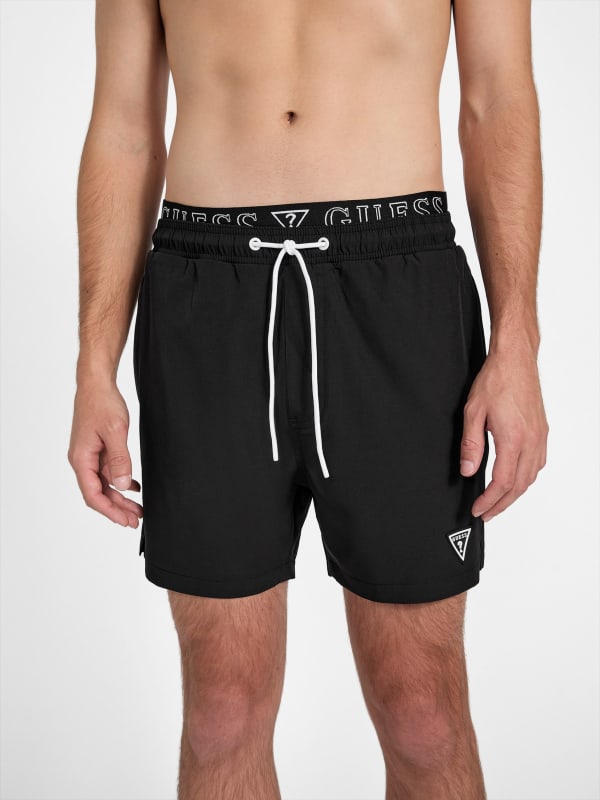 Cirillo Logo Waistband Volley Swim Shorts