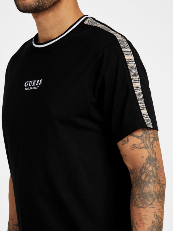 Manny Plaid Crewneck Tee
