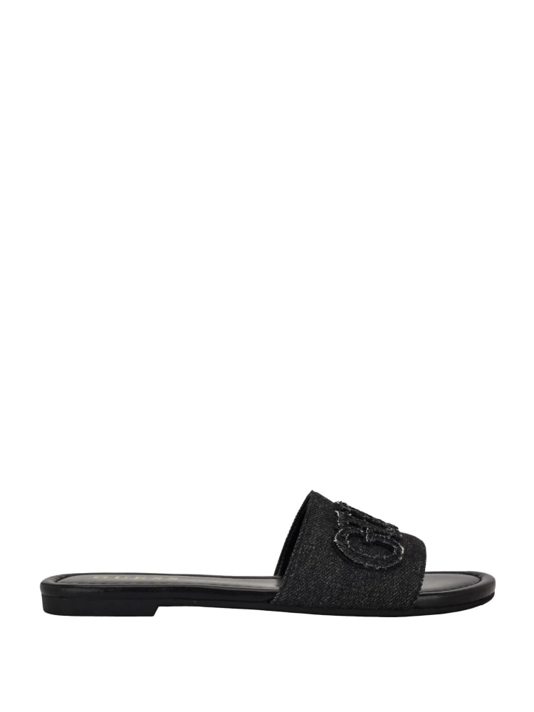 Havas Denim Slide Sandals