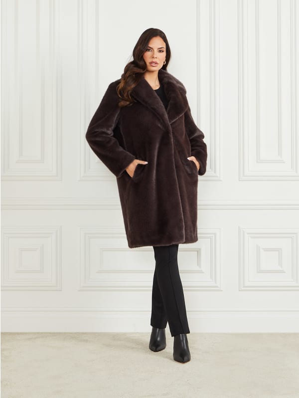 Bianca Faux-Fur Coat | GUESS Bianca Faux-Fur Coat | GUESS