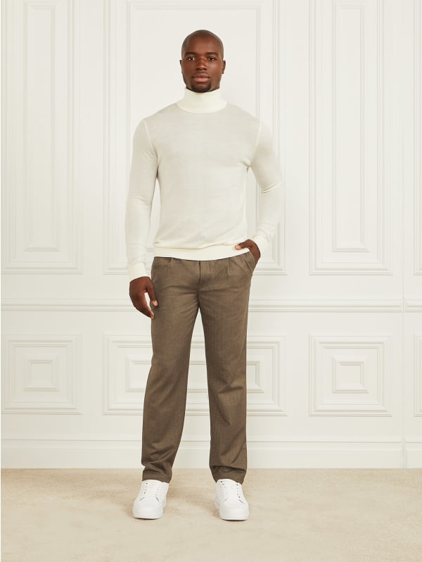 Merino Wool Turtleneck Sweater | GUESS