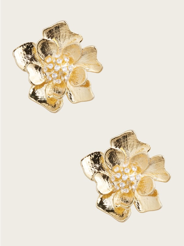 買取り実績  Gold-Tone Flower Stud Earring | GUESS アクセサリー