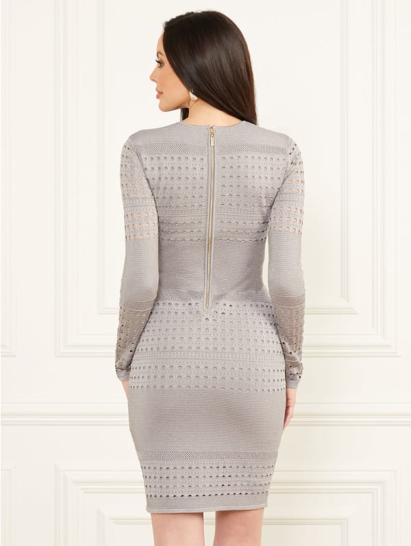 Henley Long-Sleeve Sweater Dress | Marciano