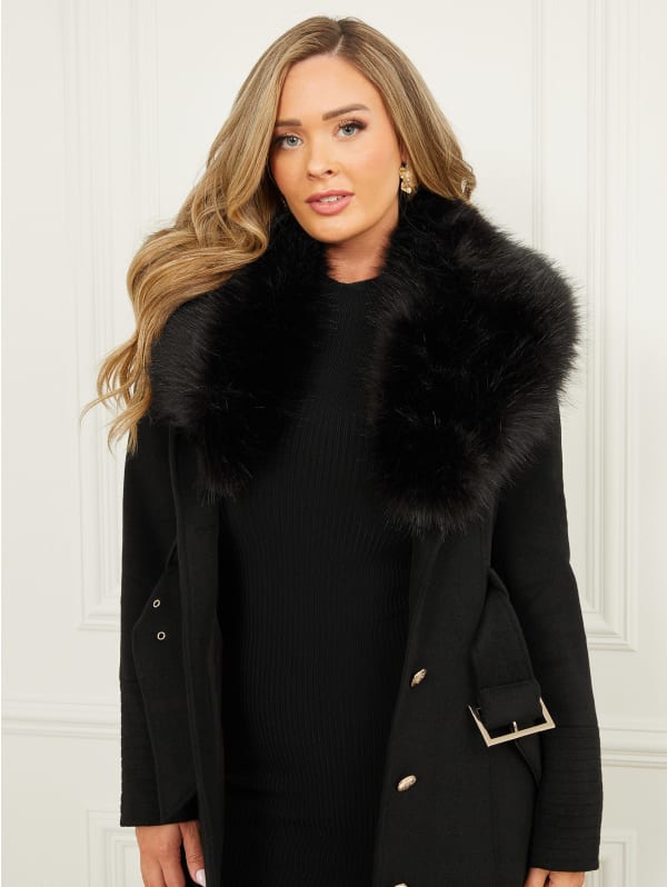 Loreta Wool-Blend Coat | Marciano