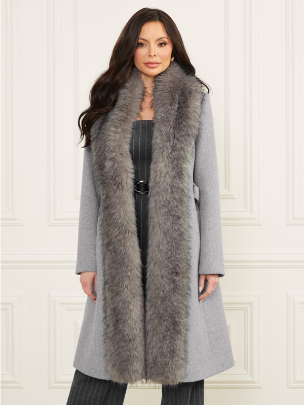 Valerie Wool-Blend Coat | Marciano