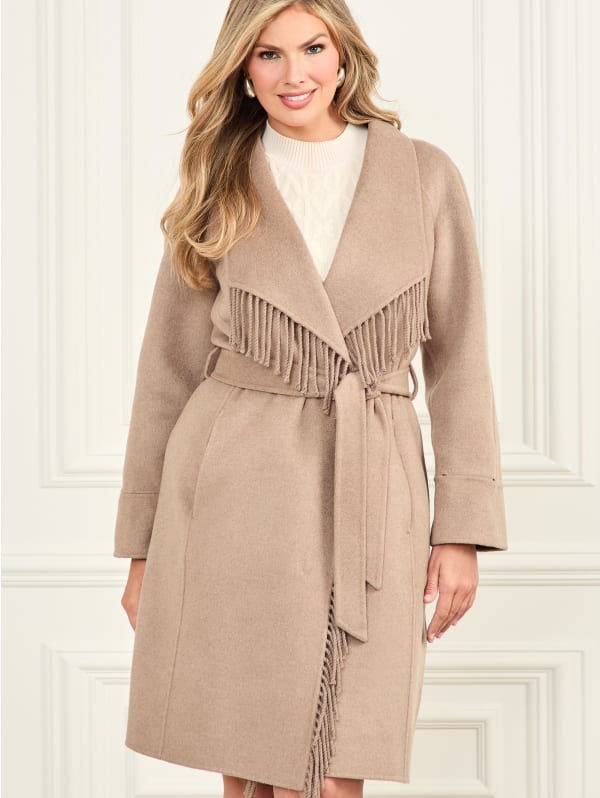 上等な Liliana Marciano | Coat Wool-Blend ジャケット・アウター