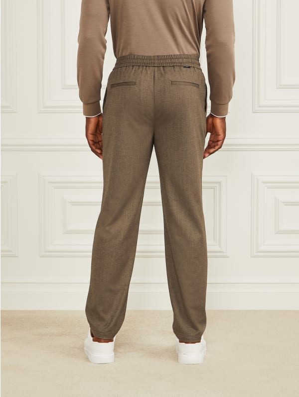 【PORTERNA】Eton brushed track lounge pants Sarina Brushed Performance Rib Wide Leg Pant – Threads 4 Thought