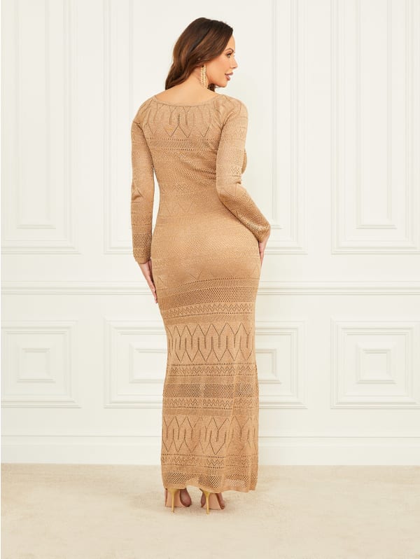 Hydra Maxi Sweater Dress | GUESS