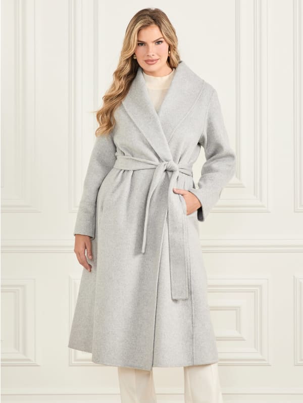 Keera Wool-Blend Coat | GUESS