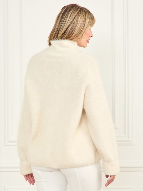 Tanya Furry Sweater | GUESS