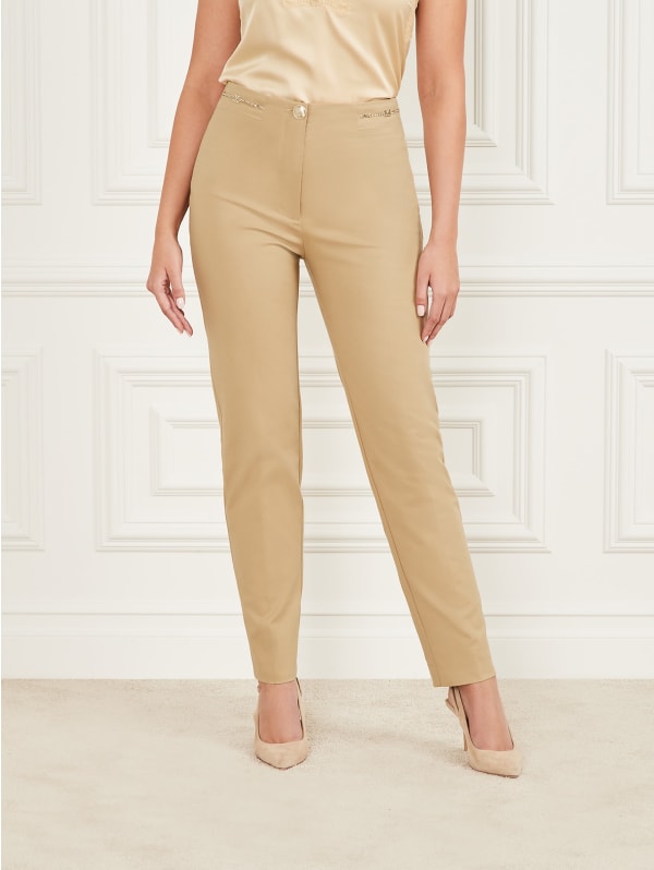 Eco Gelsey Straight-Leg Pants | GUESS