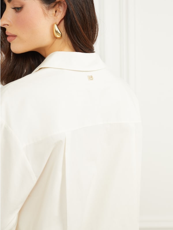 Glam de Fleur Embroidered Shirt | GUESS