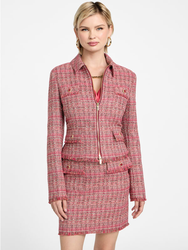 新着 Eco Claudia GUESS | Jacket Tweed トップス