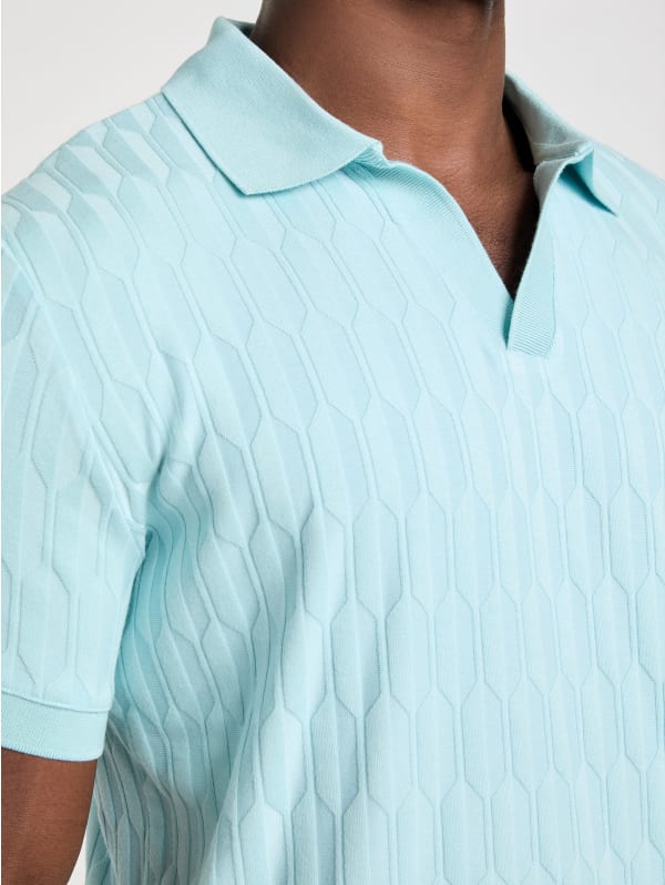 公式サイト - ハイブランドの新作が続々登場 Jacquard Knit Polo | GUESS トップス