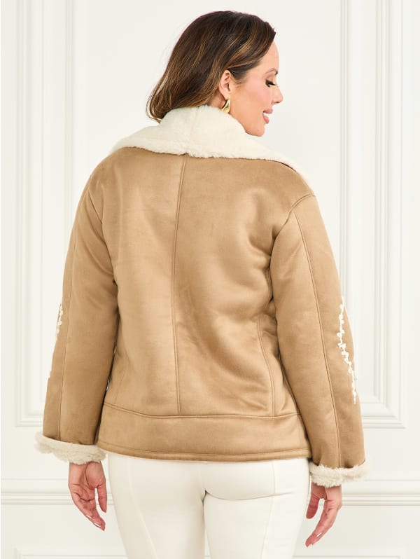 yourmle 2way poodle boa jacket ベージュ