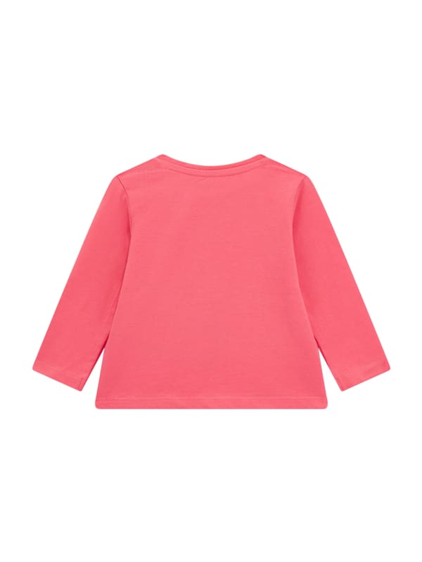 Hearts Long-Sleeve Tee (0-24M) | GUESS