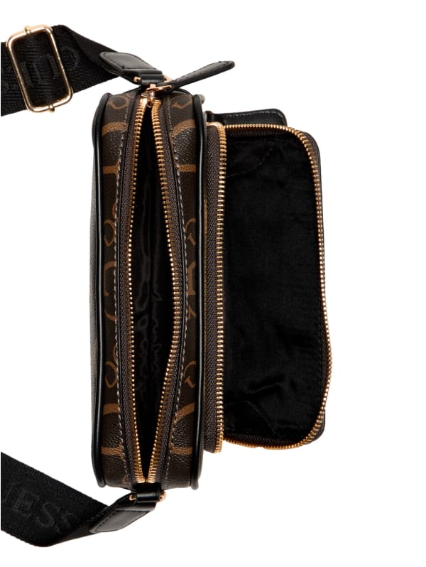 Saffron Mini Top Zip Crossbody | GUESS Factory