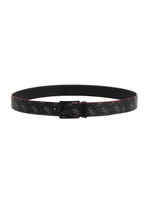 BB Simon Kish Belt Jet Black Crystal Leather Rap Hip Hop 30