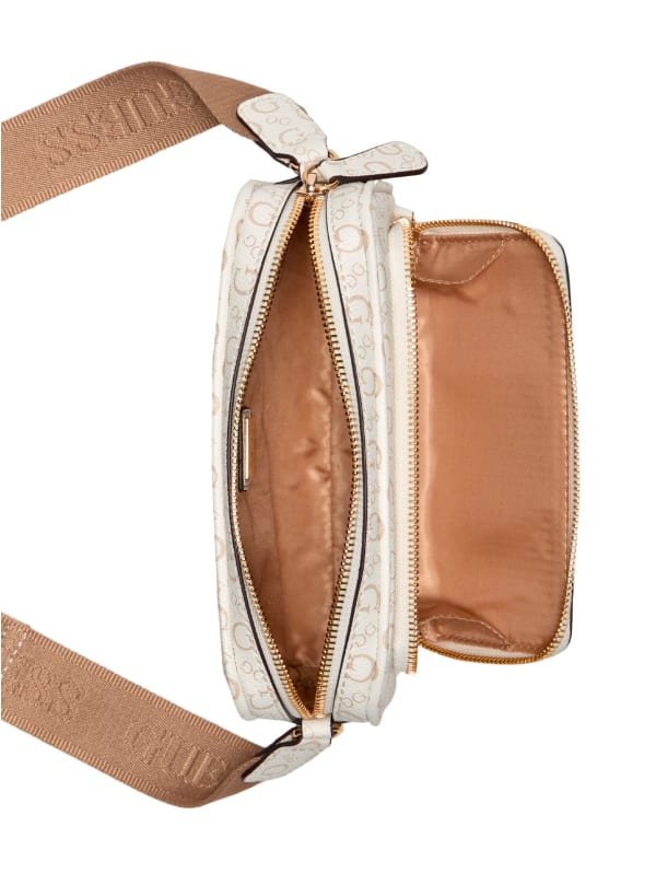 Saffron Mini Top Zip Crossbody | GUESS Factory