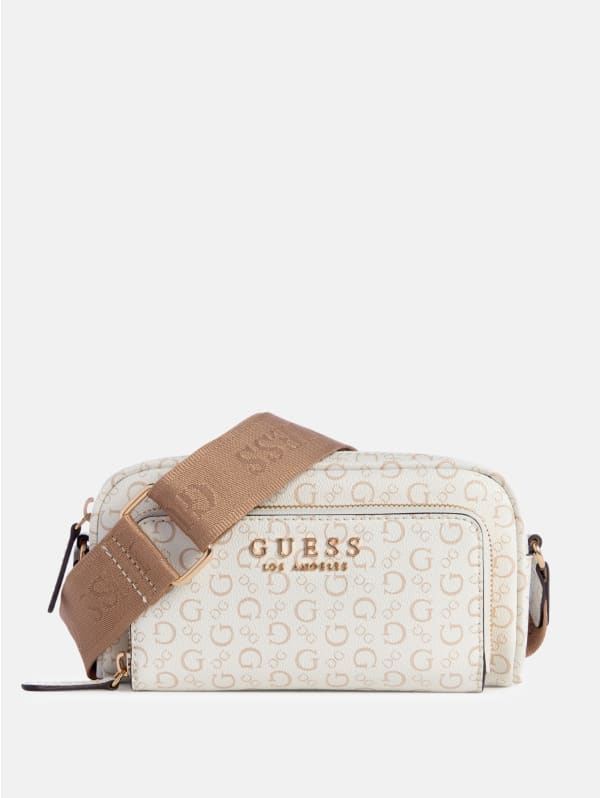 Saffron Mini Top Zip Crossbody | GUESS Factory
